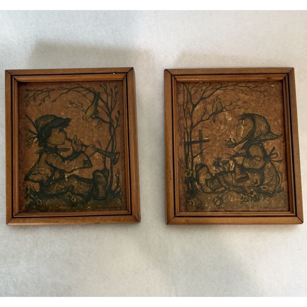 Vintage Hummel Framed Prints